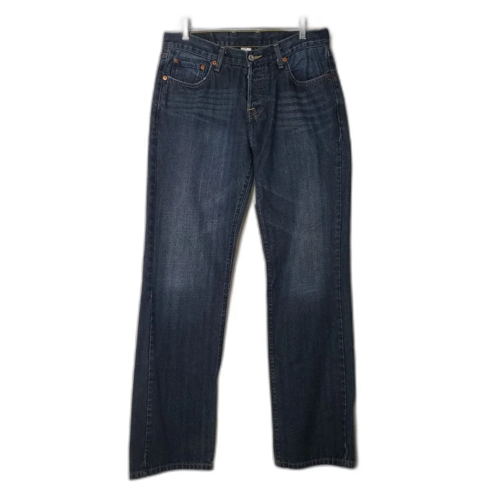 LUCKY BRAND 221 Original Straight Leg Button Fly Denim Jeans Mens Size 31
